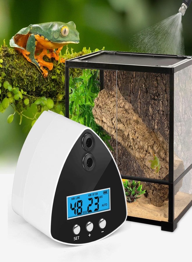 DAOTAILI Reptile Mister System, Reptile Humidifier with LCD Screen, Mister for Reptile Tank with 2 Nozzles, Used for Chameleons, Reptiles, Tree Frogs, Snakes - Image 1